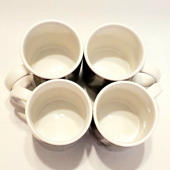 The Sakura Table by Oneida Fiddlestix Holiday Cats 4 PC Mug set Kittens in Coats - Picture 7 of 11